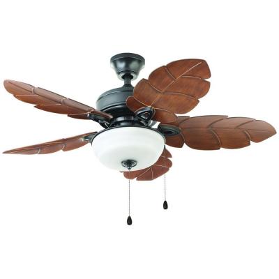 Palm Cove 44 in. Outdoor Natural Iron Ceiling Fan